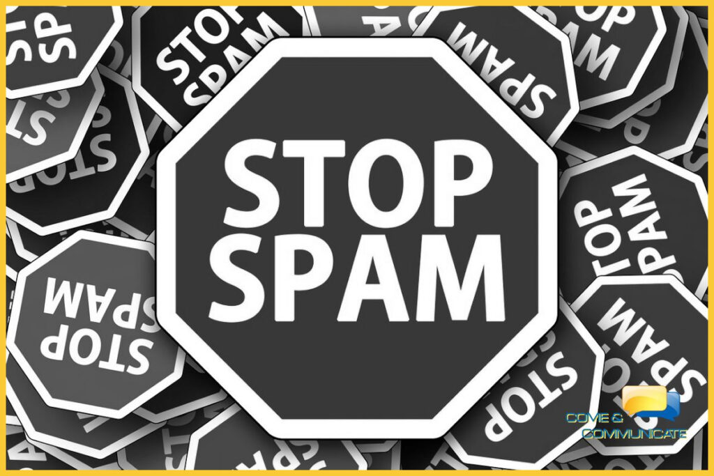 Señal de Stop Spam.