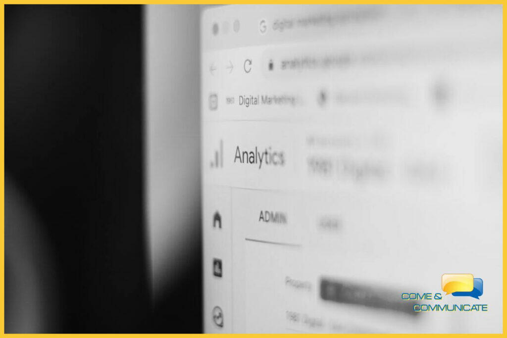 Página de Google Analytics, una herramienta que te puede enseñar a cómo proteger tu web del SEO negativo